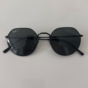Ray-Ban Polarized Jack Sunglasses in Black